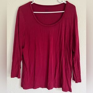 Size XL Women’s Talbots quarter sleeve Top